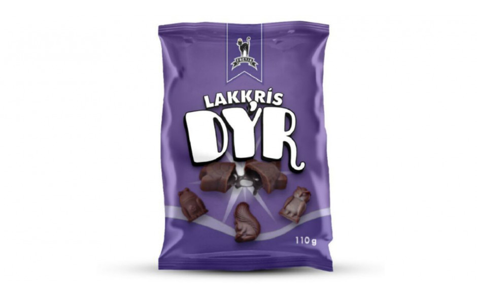 Läs mer om Freyja Lakkrísdýr 110g