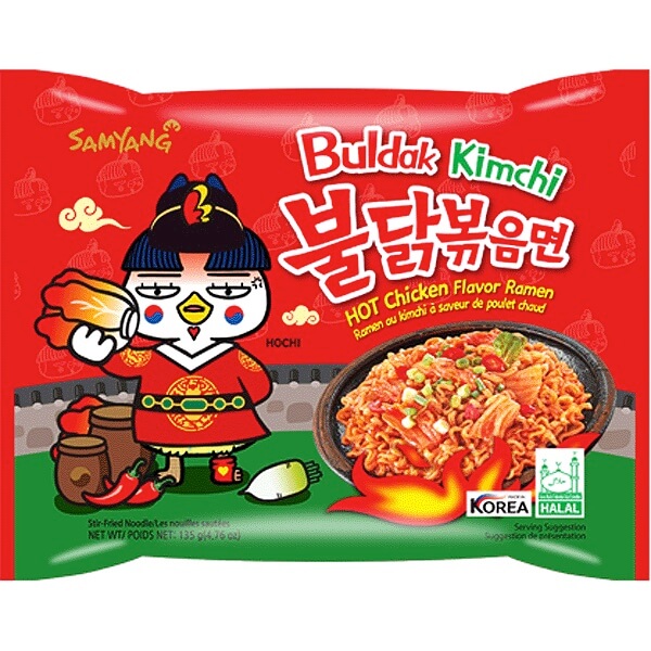 Läs mer om Samyang Hot Chicken Ramen - Kimchi Flavor 135g
