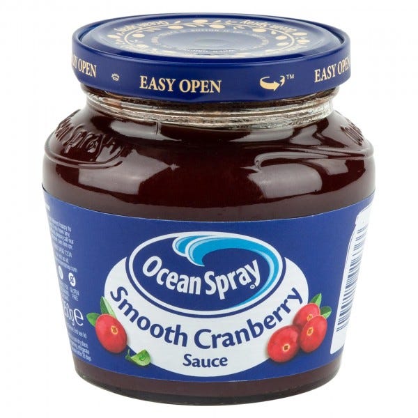 Ocean Spray Smooth Cranberry Sauce 250g