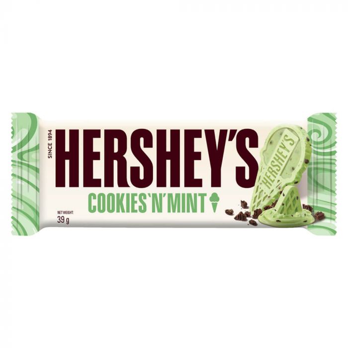 Läs mer om Hersheys Cookies N Mint 39g