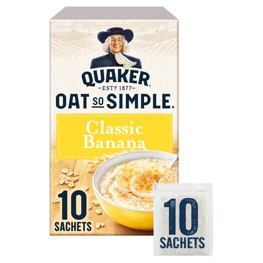 Quaker Oat So Simple Porridge Banana 348g
