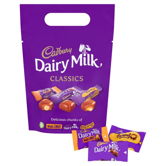 Bild av Cadbury Dairy Milk Mixed Chunk Pouch 350g