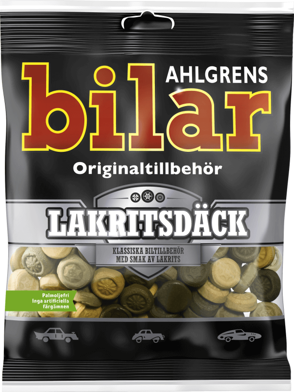 Läs mer om Ahlgrens Bilar Lakritsdäck 110g