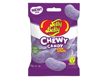 Jelly Belly Chewy Candy Sour Grape 60g