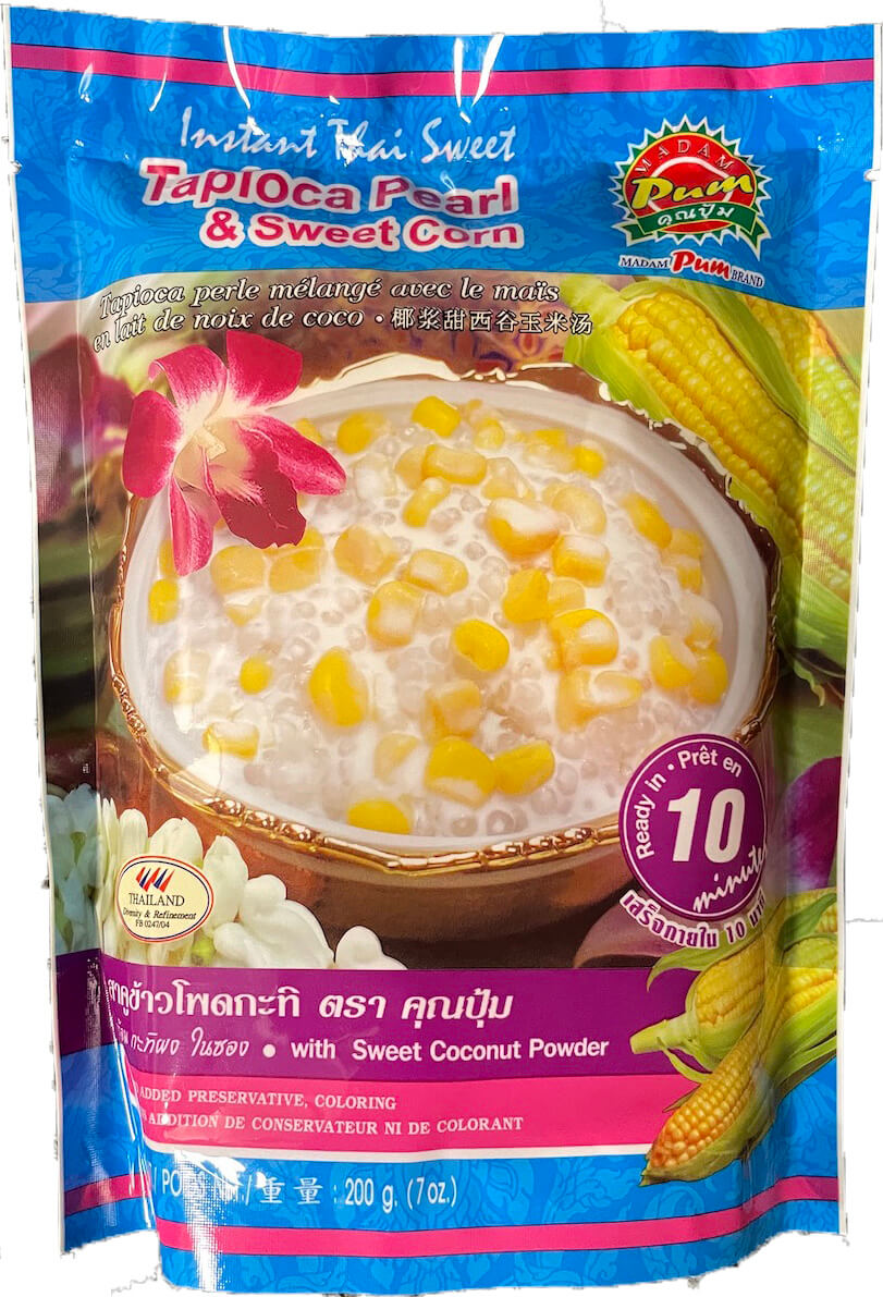 Madam Pum Tapioca Pearl & Sweet Corn 200g