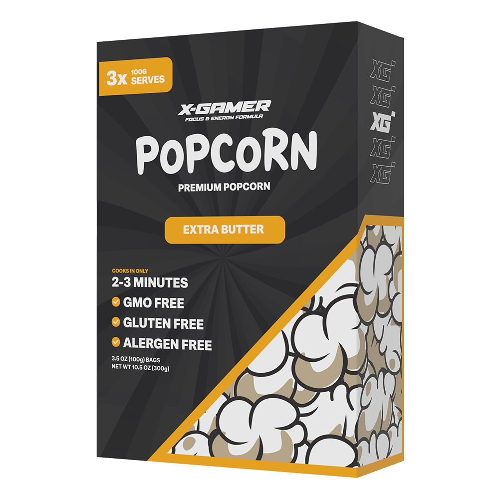 X-GAMER X-Corn Popcorn - Extra Smör 3x100g