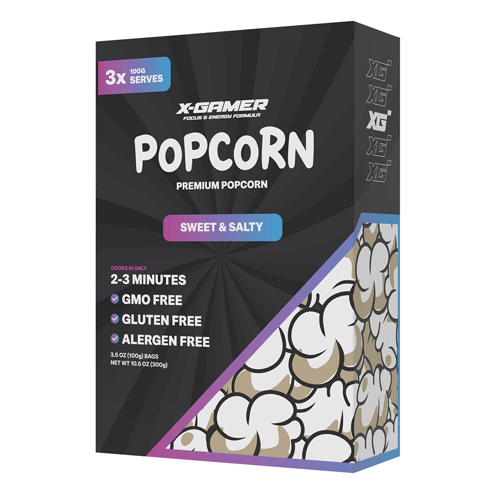 X-GAMER X-Corn Popcorn - Sweet and Salty 3x100g