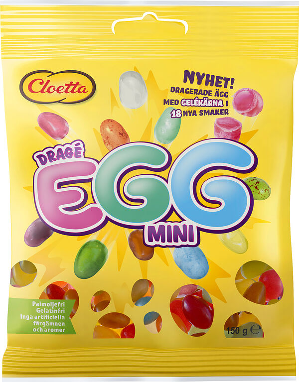 Läs mer om Cloetta Dragé egg mini 150g