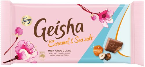 Läs mer om Geisha Caramel & Sea Salt 121g