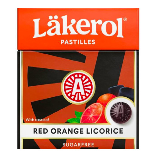 Läs mer om Läkerol Red Orange Licorice 25g
