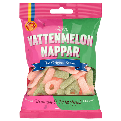 Läs mer om Sura VattenmelonNappar 80g