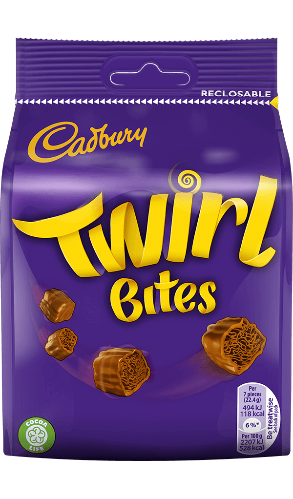 Läs mer om Cadbury Twirl Bites 109g