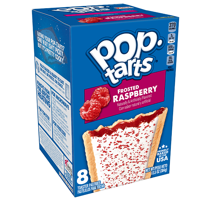 Läs mer om Kelloggs Pop-Tarts Frosted Raspberry