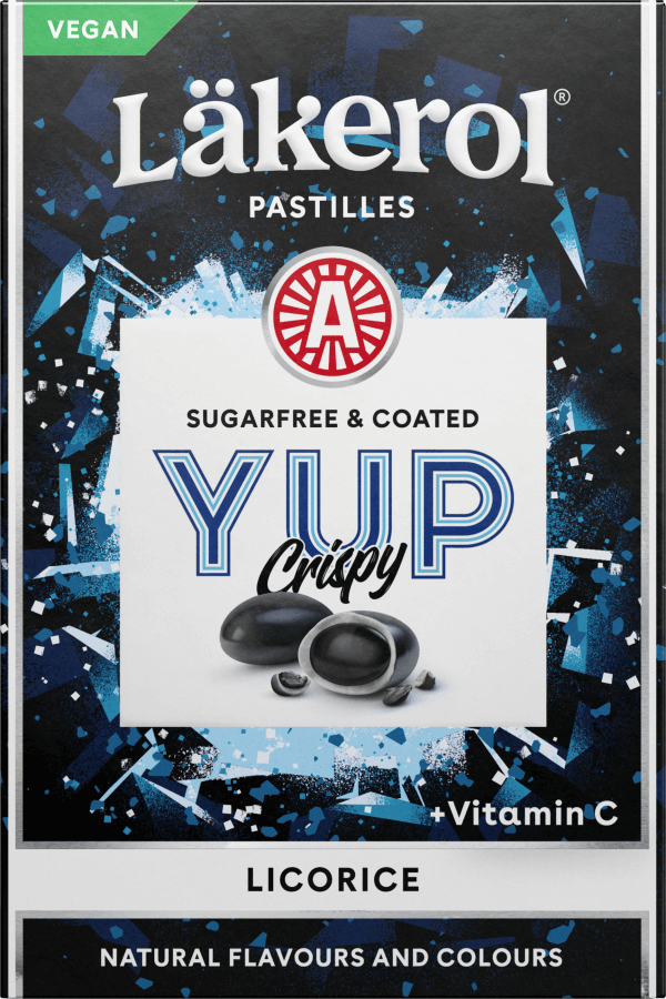 Läkerol YUP Crispy Licorice 40g