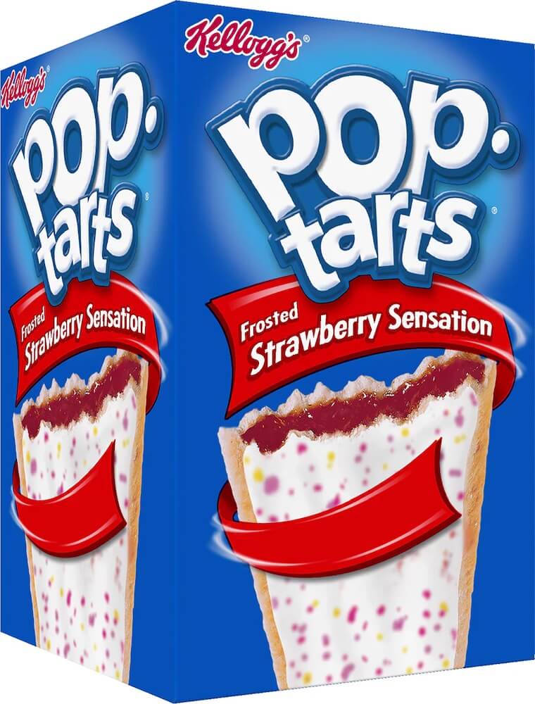 Läs mer om Kelloggs Pop-Tarts frosted Strawberry Sensation 384g