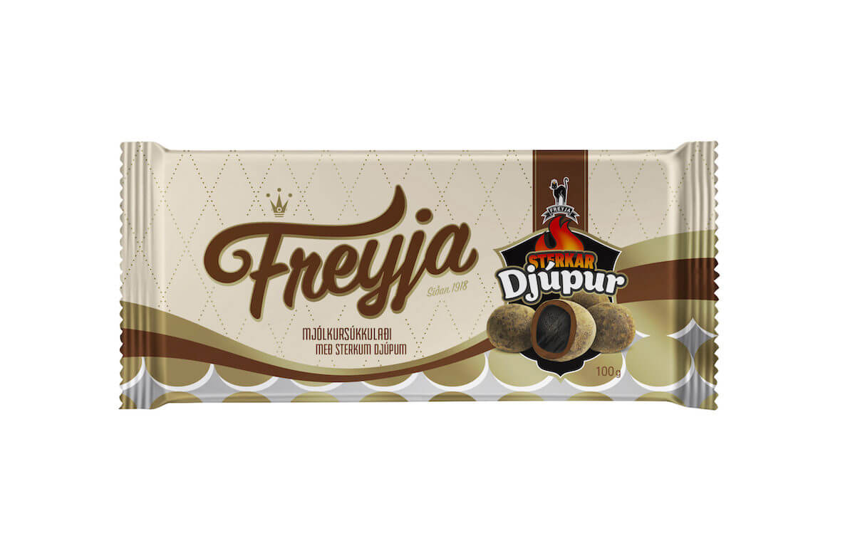 Freyja Sterkar Djupur Chokladkaka 100g