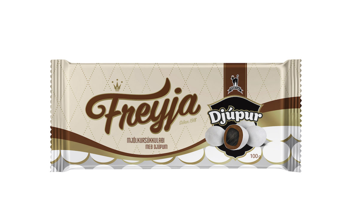 Freyja Djupur Chokladkaka 100g