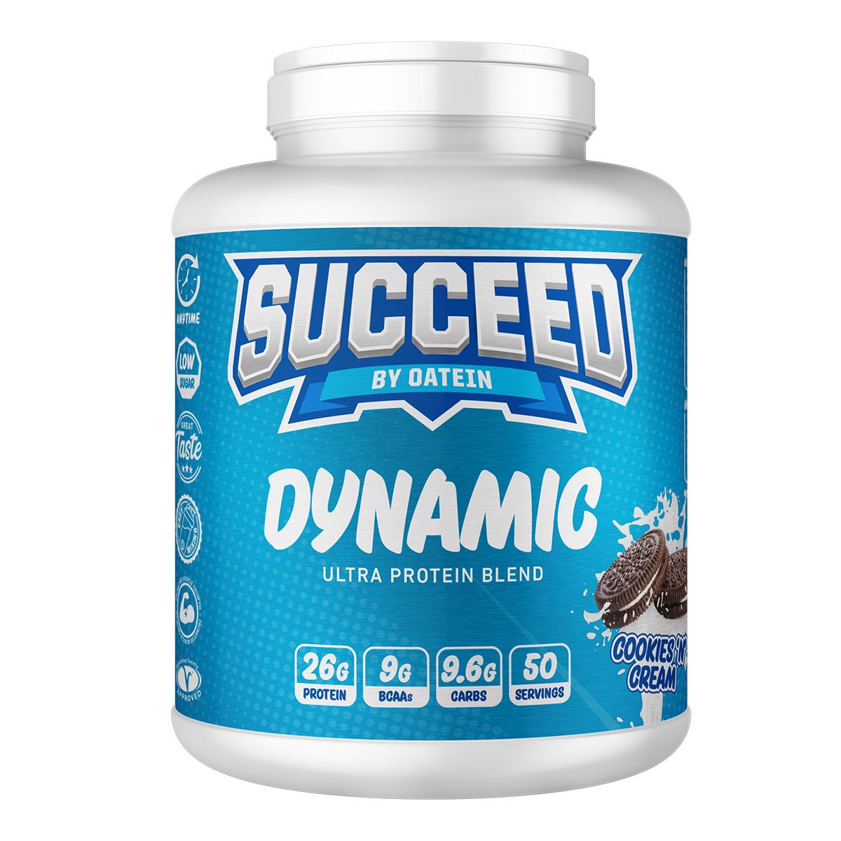 Oatein Succeed Dynamic Protein Blend - Cookies & Creme 2kg