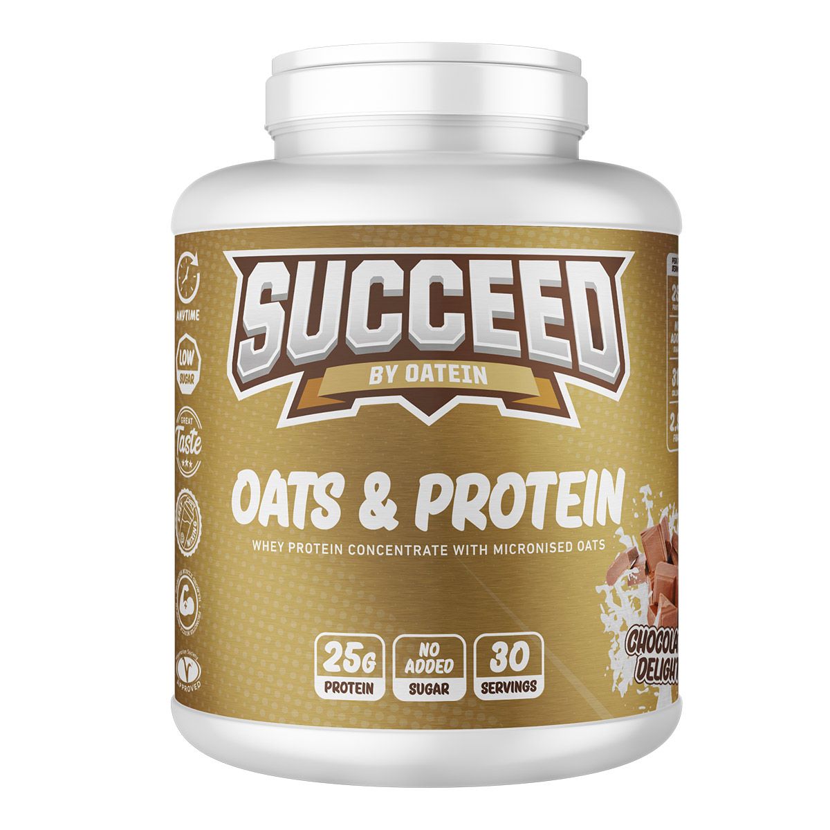 Oatein Succeed Oats & Whey Protein - Chocolate Cream 2.2kg