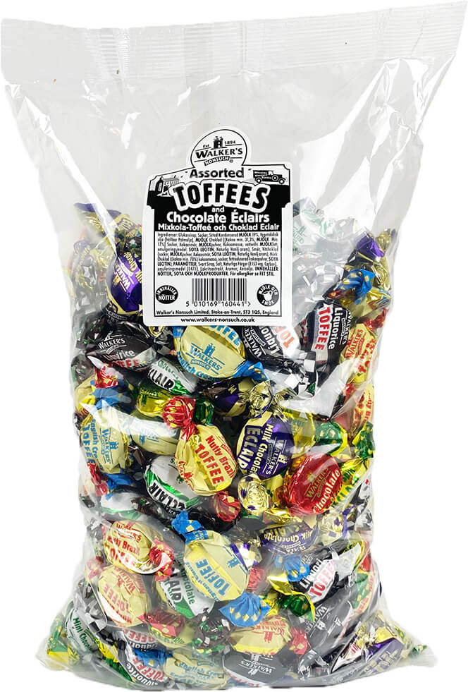 Läs mer om Walkers Assorted Mix Toffee 2.5kg