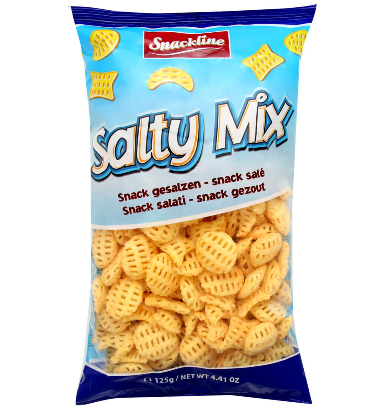 Läs mer om Snackline Salty Potato Snack Mix 125g