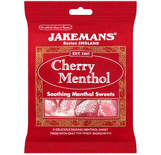 Jakemans Cherry Menthol 100g