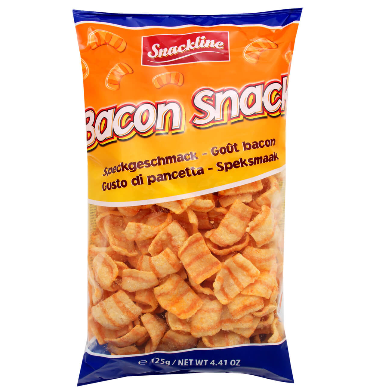 Läs mer om Snackline Bacon Snack 125g