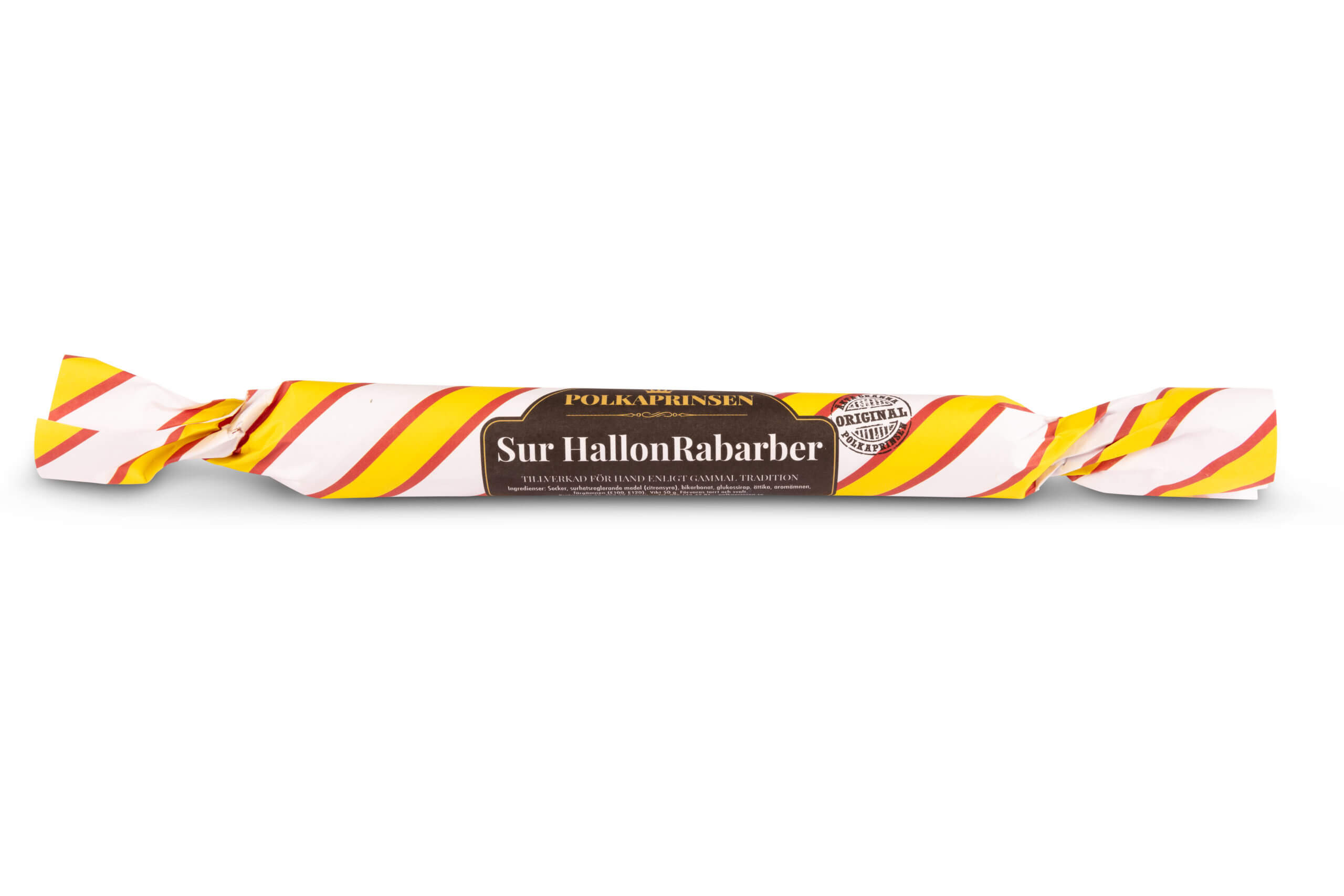 Polkaprinsen - Sur Hallon Rabarber 200g