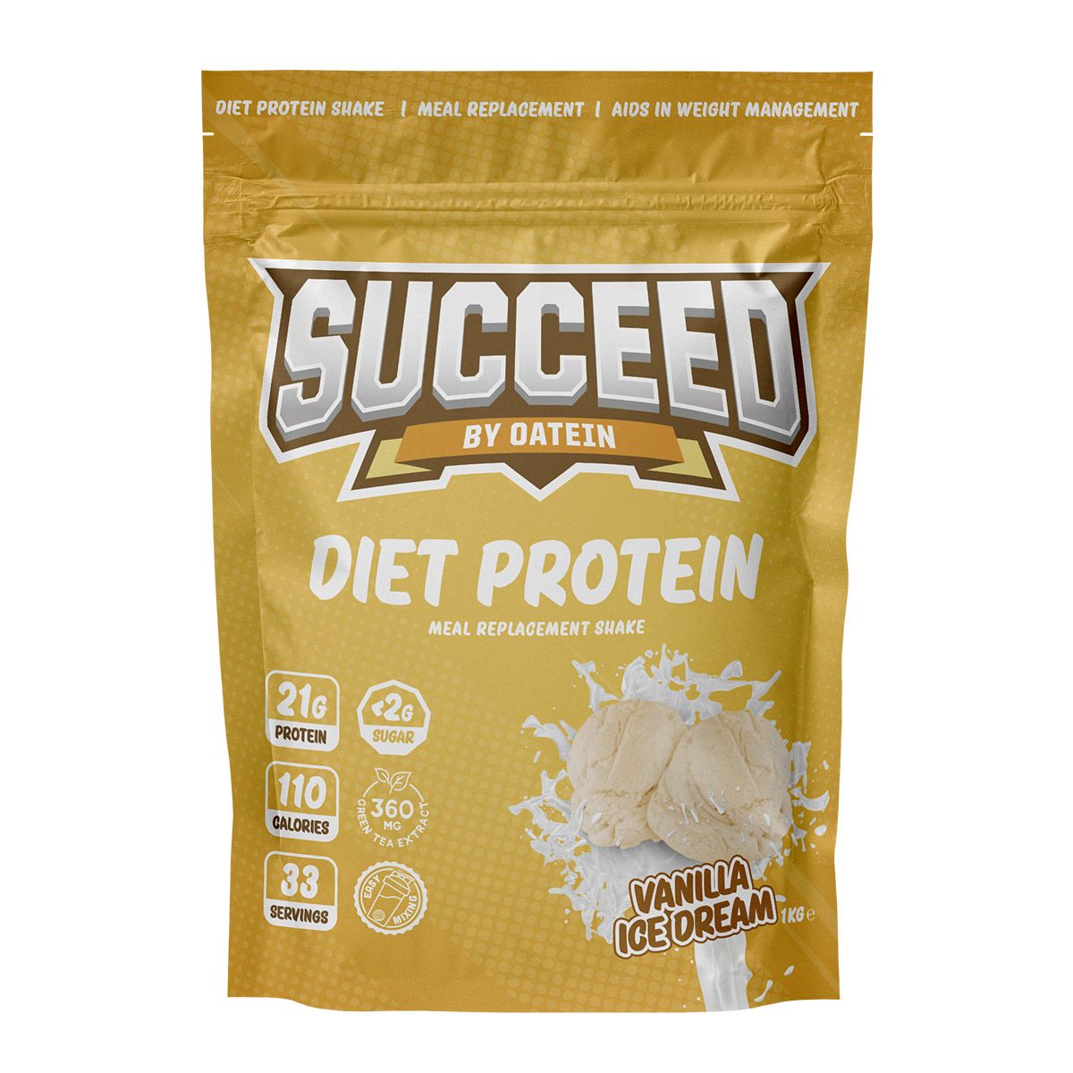 Oatein Succeed Diet Whey - Vanilla 1kg