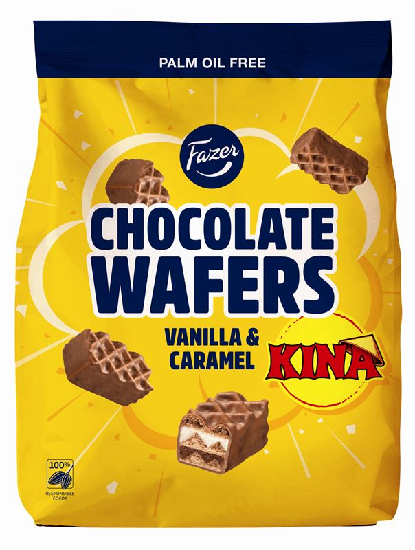 Fazer Chocolate Wafers Kina 175g