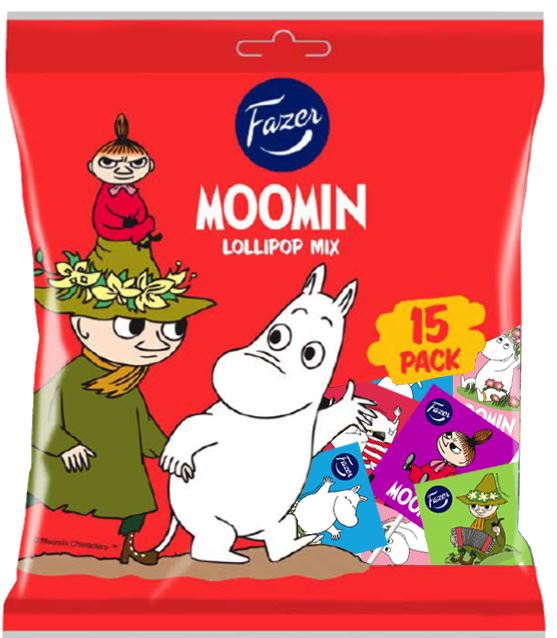 Läs mer om Moomin Lollipop mix 120g