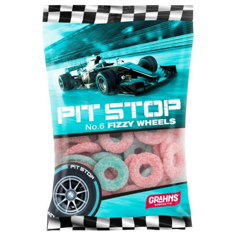 Pit Stop Fizzy Wheels 120g