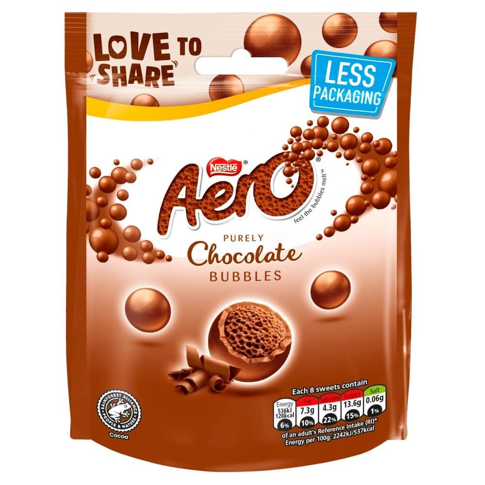 Aero Bubbles Milk Chocolate Bag 102g