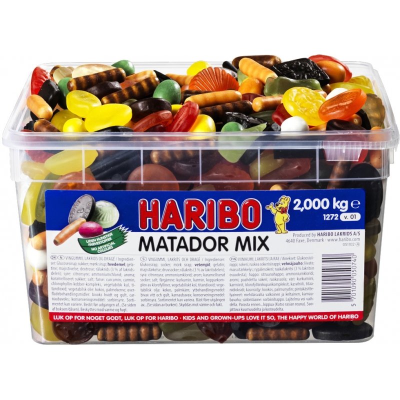 Läs mer om Haribo Matador Mix 2kg