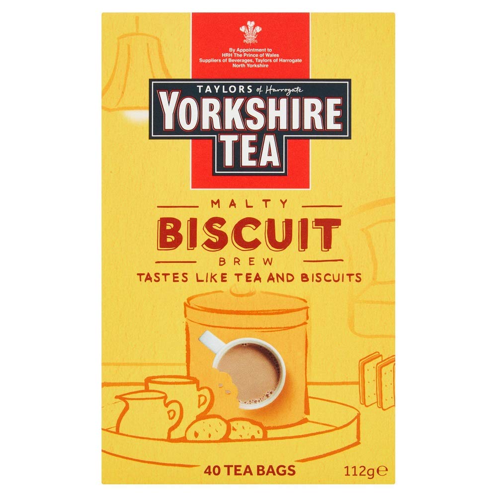 Läs mer om Yorkshire Tea Biscuit Brew Tea Bags 40st