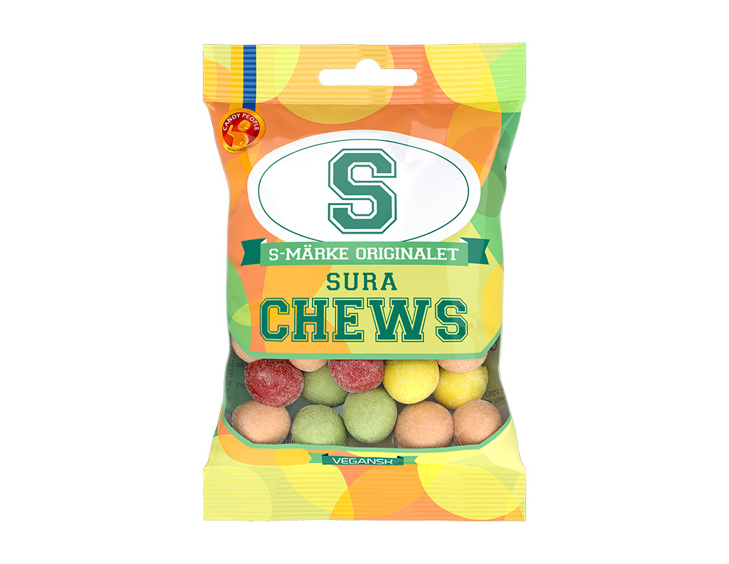 Läs mer om S-Märke Chews Sura 70g
