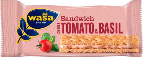 Läs mer om Wasa Sandwich Cheese Tomato & Basil 40g