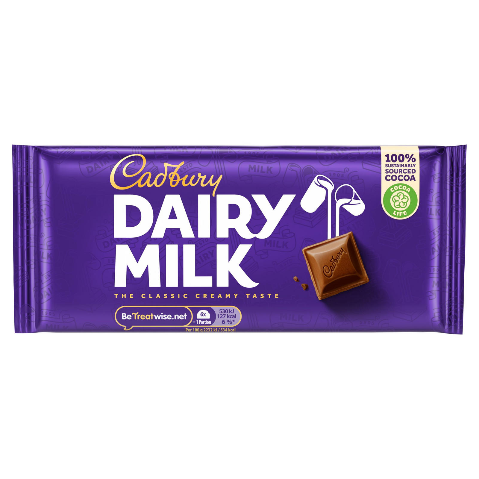 Läs mer om Cadbury Dairy Milk Chocolate Bar 95g