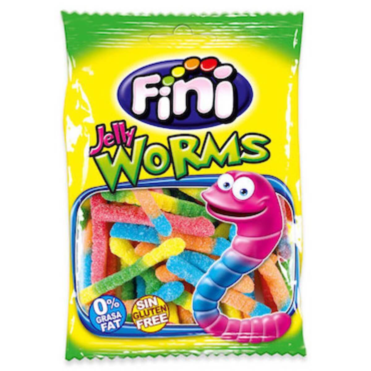 Läs mer om Fini Sour Jelly Worms 80g