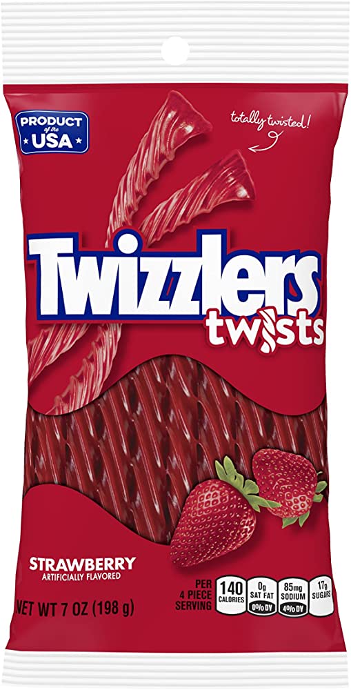 Läs mer om Twizzlers Strawberry 198gram