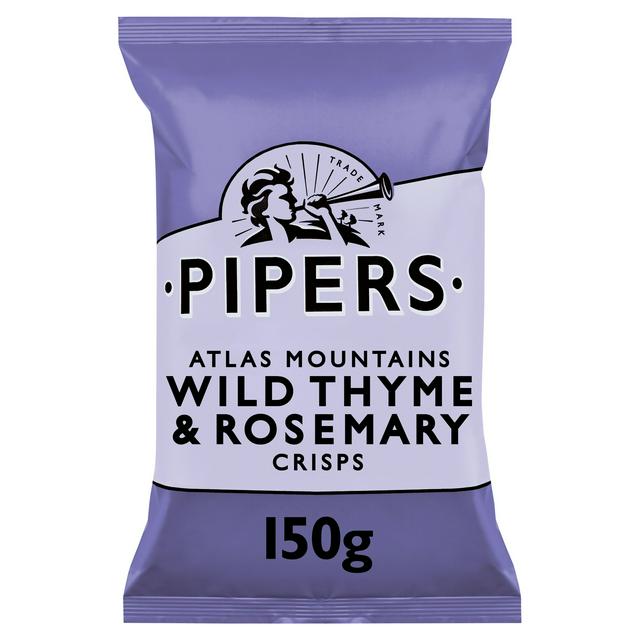 Läs mer om Pipers Crisps Wild Thyme & Rosemary 150g