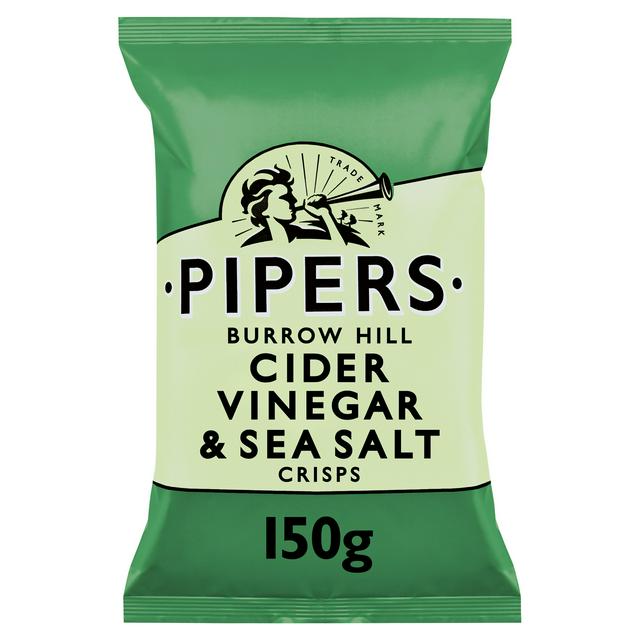 Läs mer om Pipers Crisps Burrow Hill Cider Vinegar & Sea Salt 150g