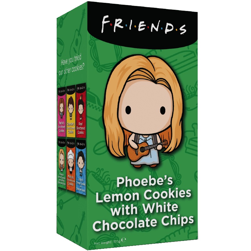 Läs mer om Friends Cookies - Phoebe´s Lemon White Chocolate Chip 150g