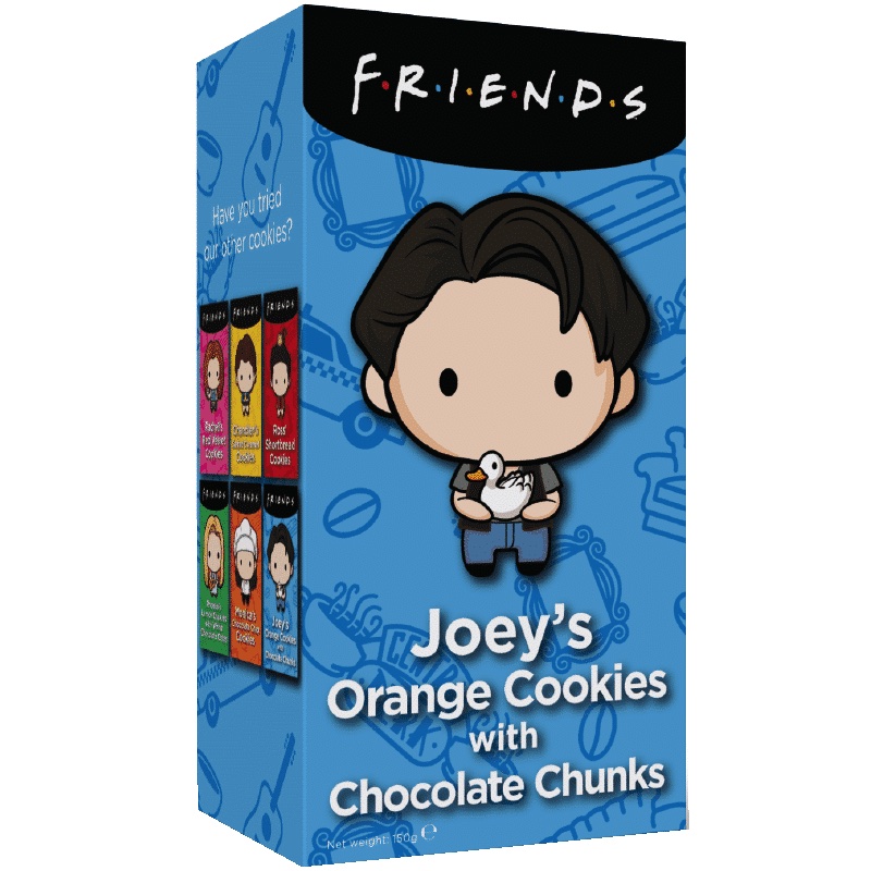 Friends Cookies - Joeys Orange Chocolate Chip 150g | Snacks - Kakor & Kex | Gottegrisen