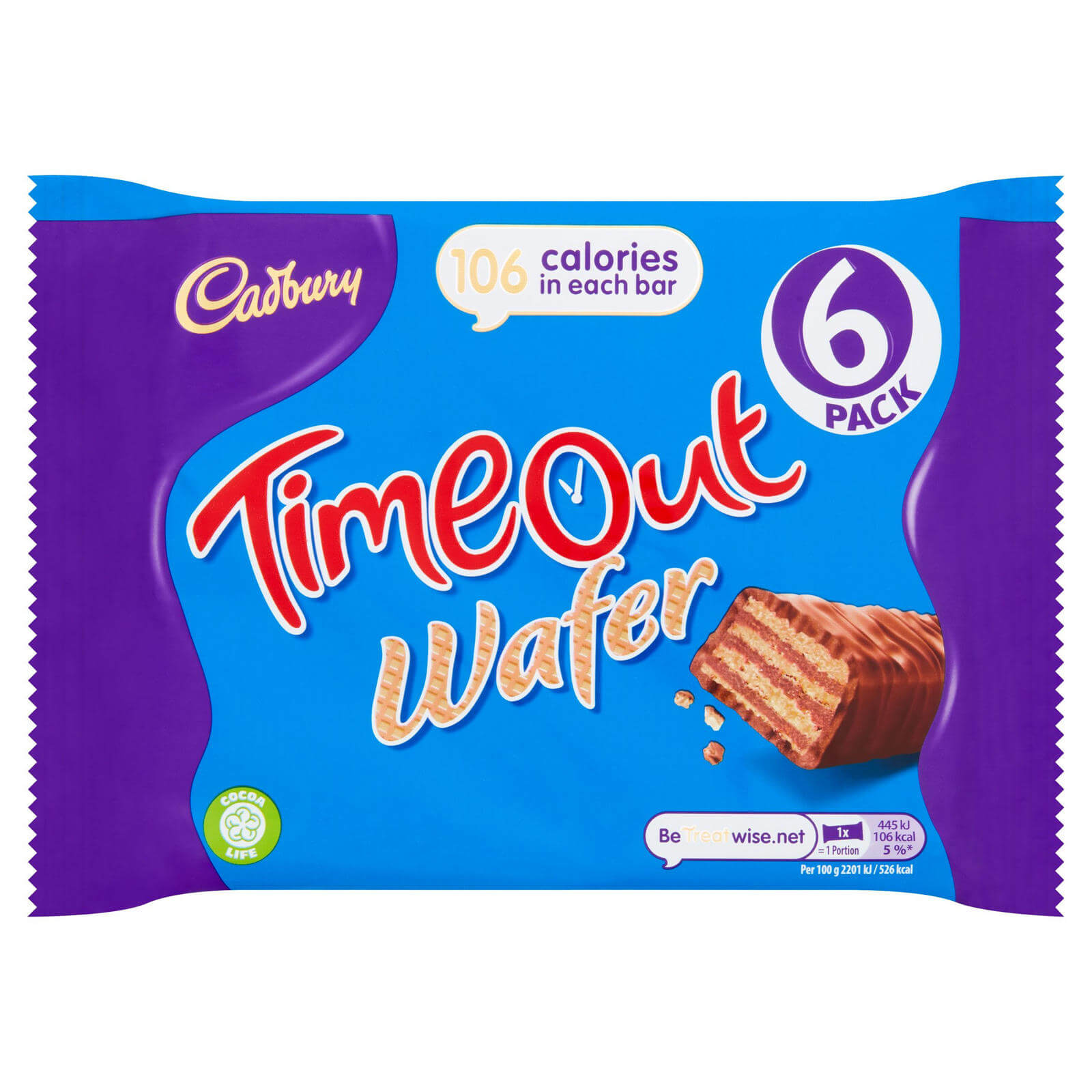 Läs mer om Cadbury Timeout 6pack 127g