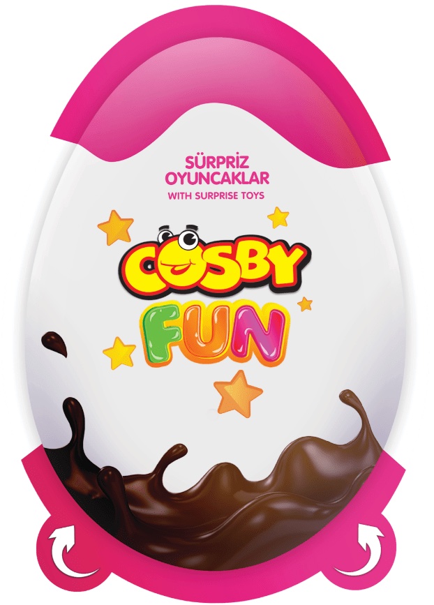 Cosby Fun Ägg Rosa 20g