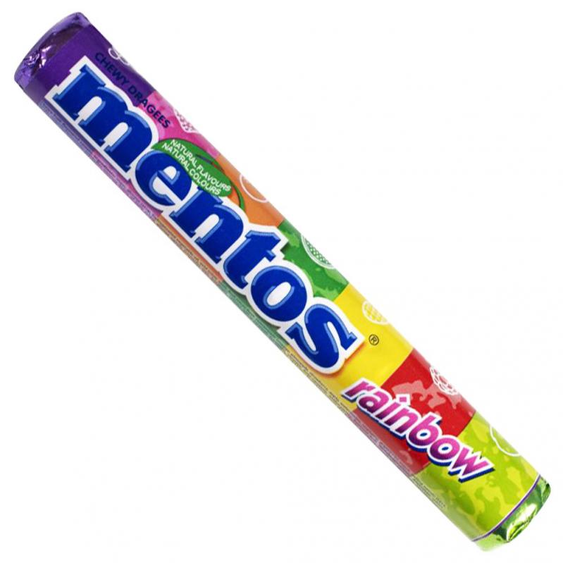 Läs mer om Mentos Rainbow 38g