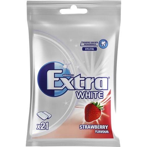 Wrigleys Extra Tuggummi White Strawberry 29g