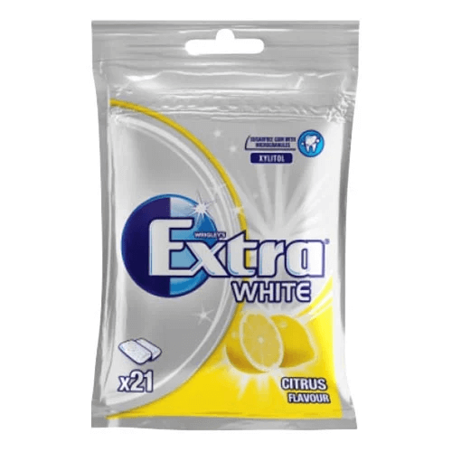 Wrigleys Extra Tuggummi White Citrus 29g