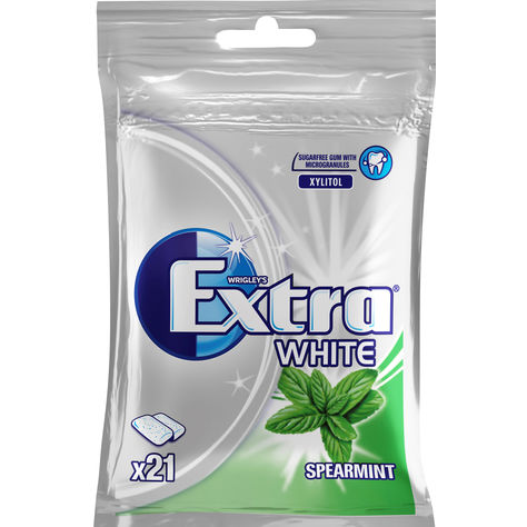 Läs mer om Wrigleys Extra Tuggummi White Spearmint 29g